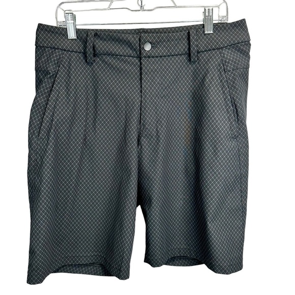 Lululemon Commission Shorts Net Fault Deep Coal Black - Picture 2 of 5